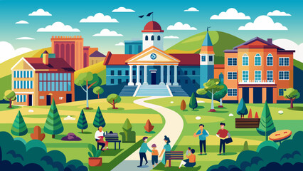 college-campus-concept-illustration