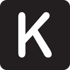 crossword icon letter k