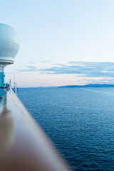 View of the Ocean on a Cruise Ship