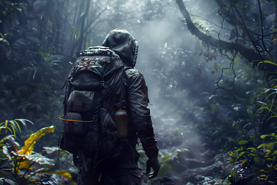 Lone Survivor Navigates Perilous Jungle Infested with the Undead,Searching for Civilization