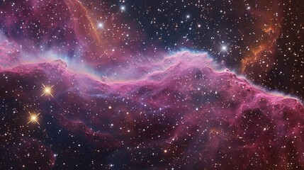 Candy nebula where comets are sugary delights, sweet cosmos
