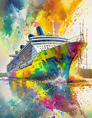Vivid cruise ship