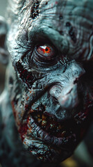 Survivors Facing Undead Horrors in Isolated Habitat:Cinematic 3D Render in Photographic Style