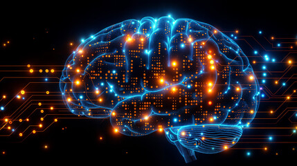AI human brain interaction singularity concept