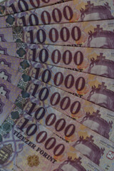 Hungarian paper money.