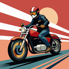 -man-riding-a-classic-harley-davidson-motorbike