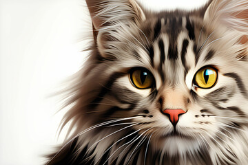 Wildlife tiger striped photography. Open eye black orange fur. Dangerous cat animal tropical jungle...