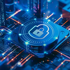 Fototapeta premium Cyber Insurance Policies: Comprehensive Protection Against Digital Threats for Business Assets and Customer Data