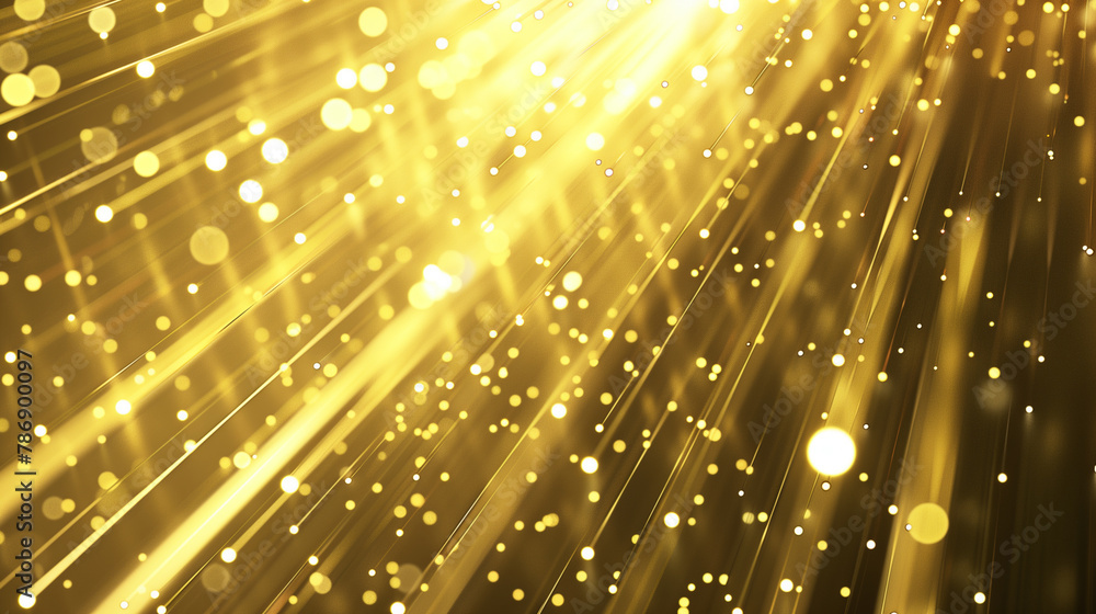 Poster a gold-colored background with a lot of sparkles. the background is very bright and shiny. the spark