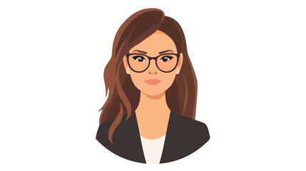 Business woman icon avatar symbol. Female pictogram f