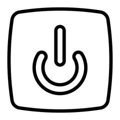 Power Vector Line Icon