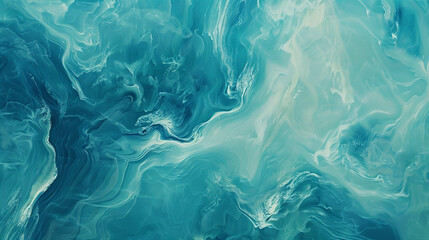 Delve into a captivating watercolor texture in serene turquoise blue tones, artfully crafted by...