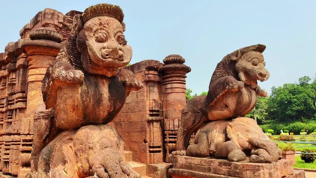 beautiful konark sun temple of Odisha most famous tourist places of India HD