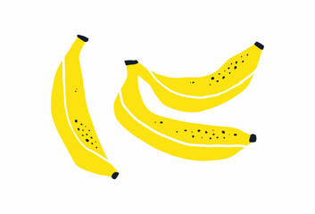 Ripe bananas in peel. - 786912429