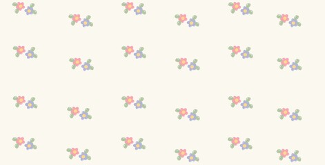 pattern with flowers