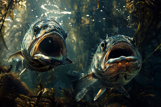 Fish Getting Hunted