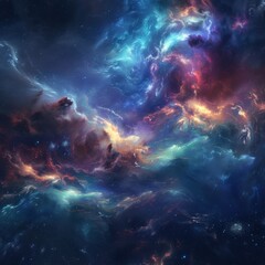 space background with different colors