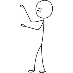 Hand Drawn Stickman