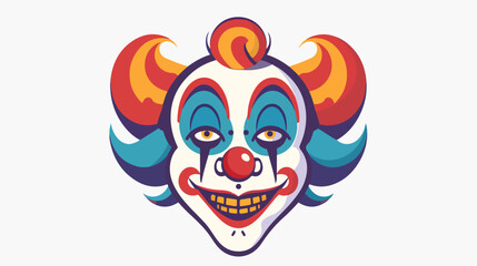 Clown icon illustration isolated vector sign symbol f