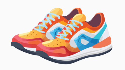 Colorful sneakers icon. Cartoon of colorful sneakers - obrazy, fototapety, plakaty