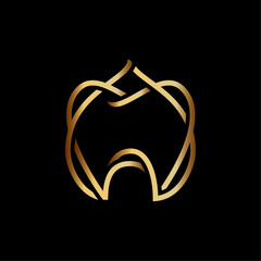 Minimalist Luxury Dental Logo