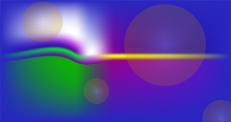 Glowing Abstract Blurred Background Design