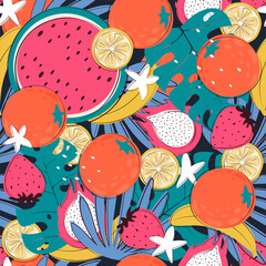 tropical frutty background