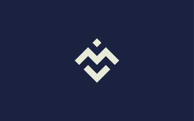 letter mv with square logo icon design vector design template inspiration