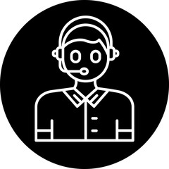 Call center agent Icon
