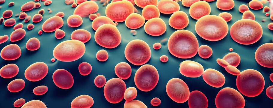 prokaryotic cells, AI background medical
