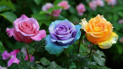 Distinctive and lovely colored roses for your garden