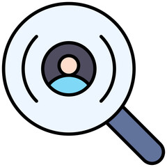 user, scan, lense, search, tool Icon