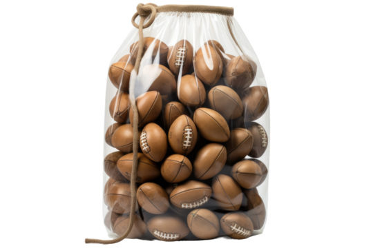 Harvested Pigskins: A Tote of Leather Football Treasures