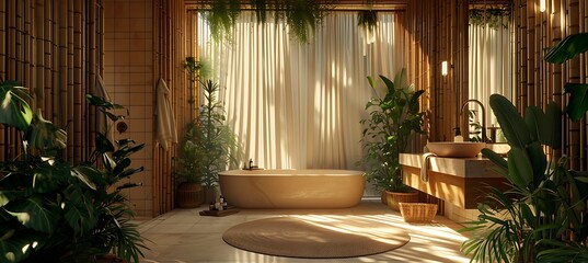 Tropical Tranquility: Designing Your Paradise Bathroom