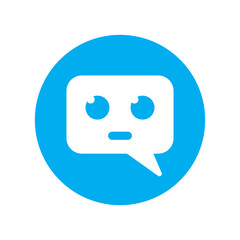 Fototapeta premium modern robot service logo design