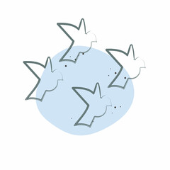 Icon Background. related to Photos and Illustrations symbol. Color Spot Style. simple design illustration