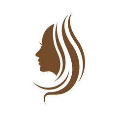 women's beauty and hair care logo design