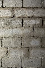 Cement block wall texture.