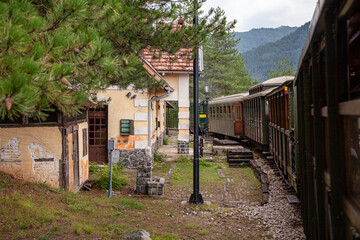 Sargan Eight, Narrow-gauge heritage railway, Mokra Gora village, Serbia