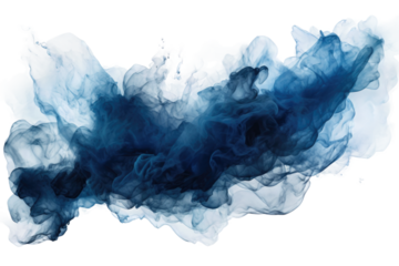 Ethereal Blue Smoke Dance