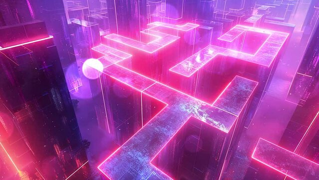 step into a captivating dreamscape of a psychedelic. seamless looping overlay 4k virtual video animation background