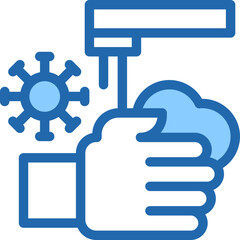 Fototapeta premium hands wash, Coronavirus, hands, soap, wash Icon