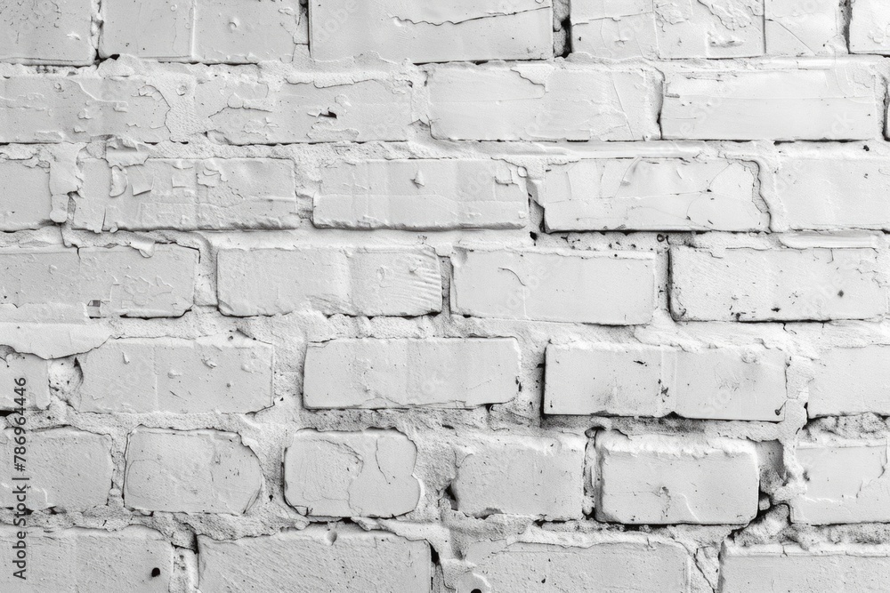 Poster detailed close-up of a textured brick wall. suitable for background or texture use