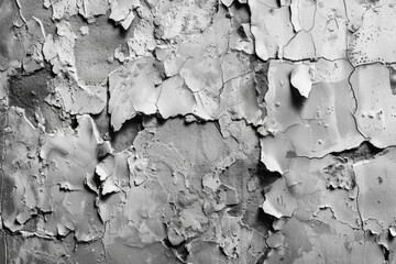 A black and white photo of peeling paint. Perfect for adding texture to design projects