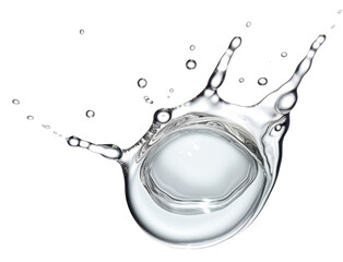 water dropping isolated on transparent background