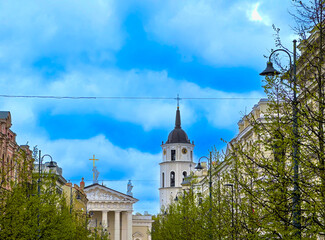 Traditional Cathedral in Vilnius in Lithuania - 786971022