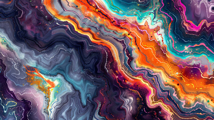 Abstract background with colorful mineral pattern