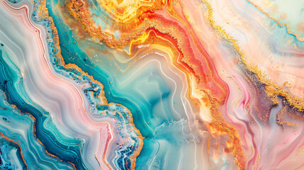 Abstract background with colorful mineral pattern