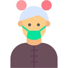 User, girl, young, avatar, teenager Icon