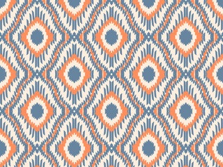 backgroundIkat Flower Pattern Ethnic Geometric native tribal boho motif aztec textile fabric carpet mandalas African